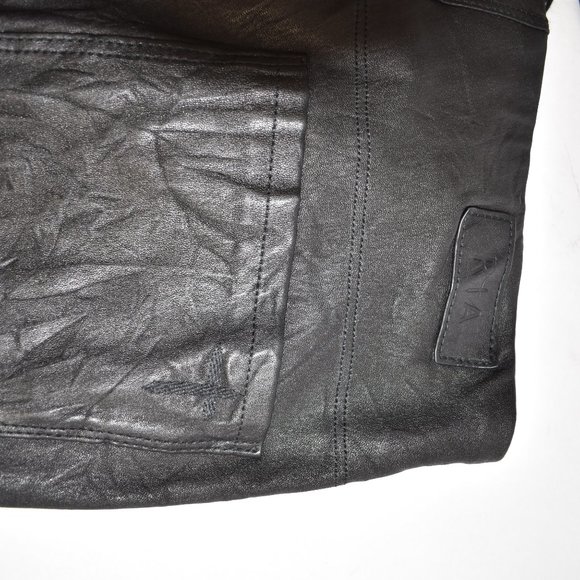 $850 RTA mona genuine lambskin leather short nightlife2 size 29 - Picture 5 of 8